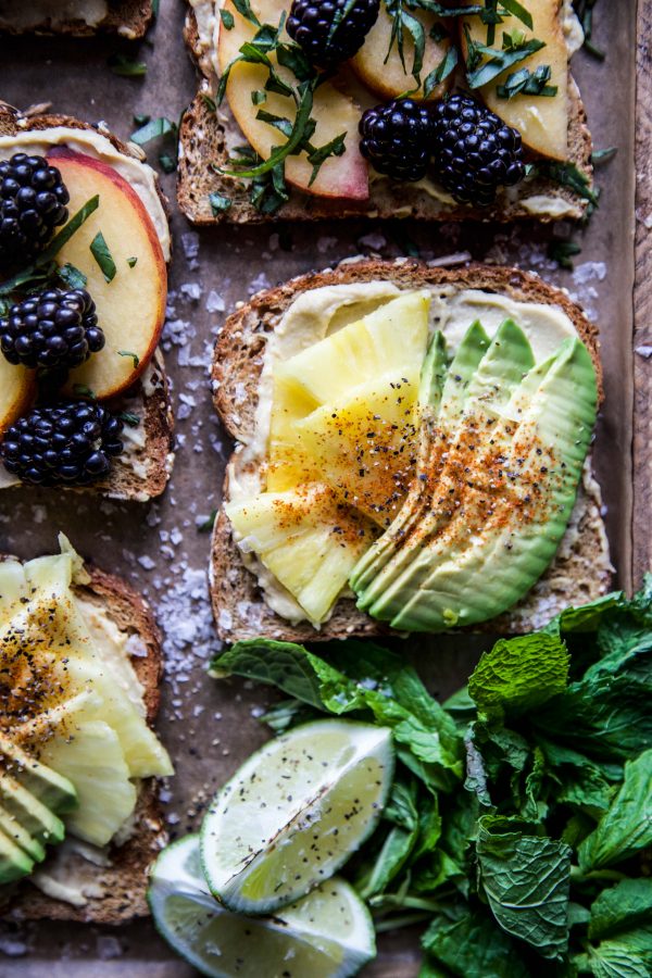 Hummus Breakfast Toast: 3 Ways!