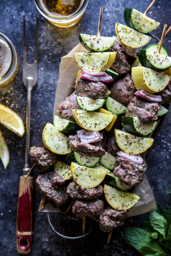 Grilled Citrus Lamb Skewers