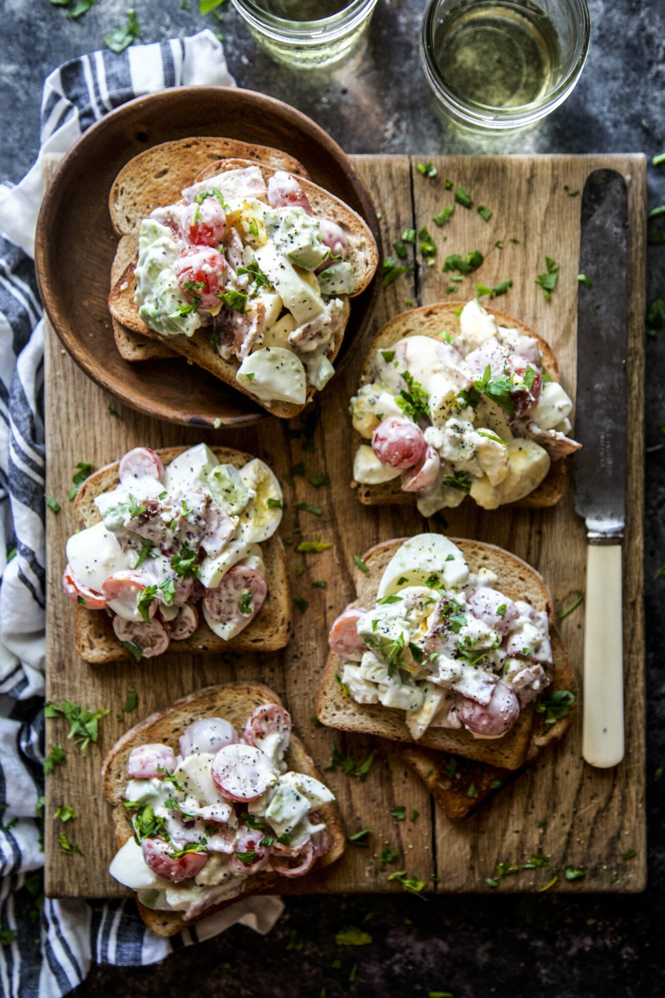 Cobb Egg Salad Recipe - Belly Full