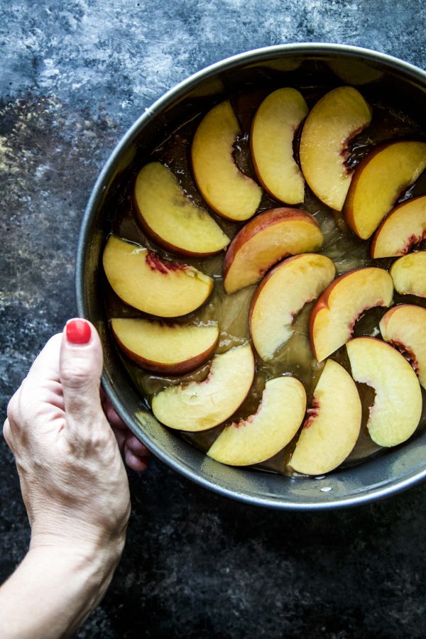 Peach Upside-Down Cake