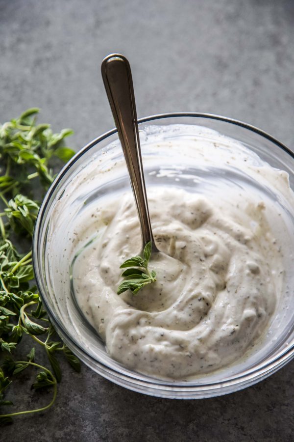 Grilled Okra with Coriander-Lemon Lebneh