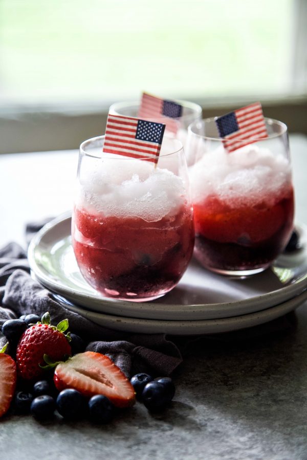 Patriotic Layered Lemonades