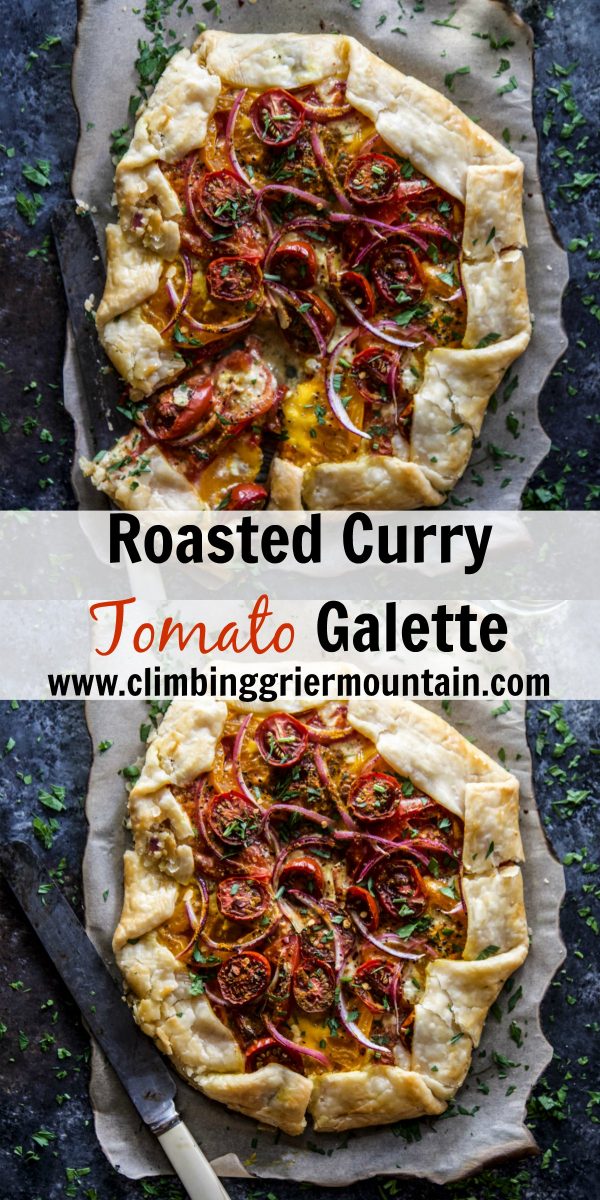 Roasted Curry Tomato Galette