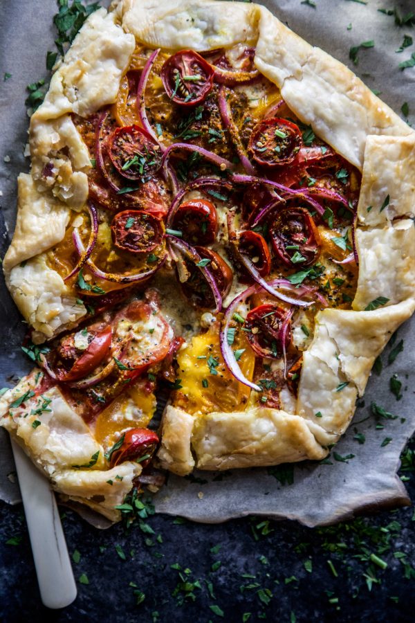 Roasted Curry Tomato Galette