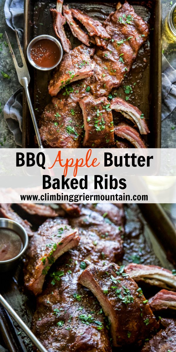 BBQ Apple Butter Baked Ribs