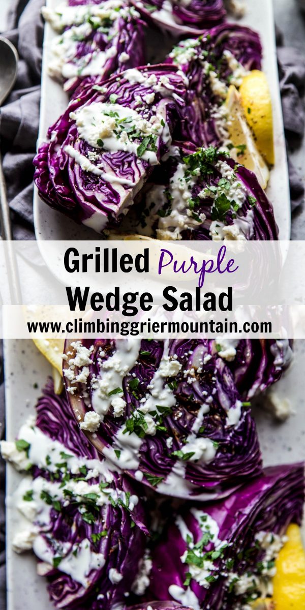 Grilled Purple Wedge Salad