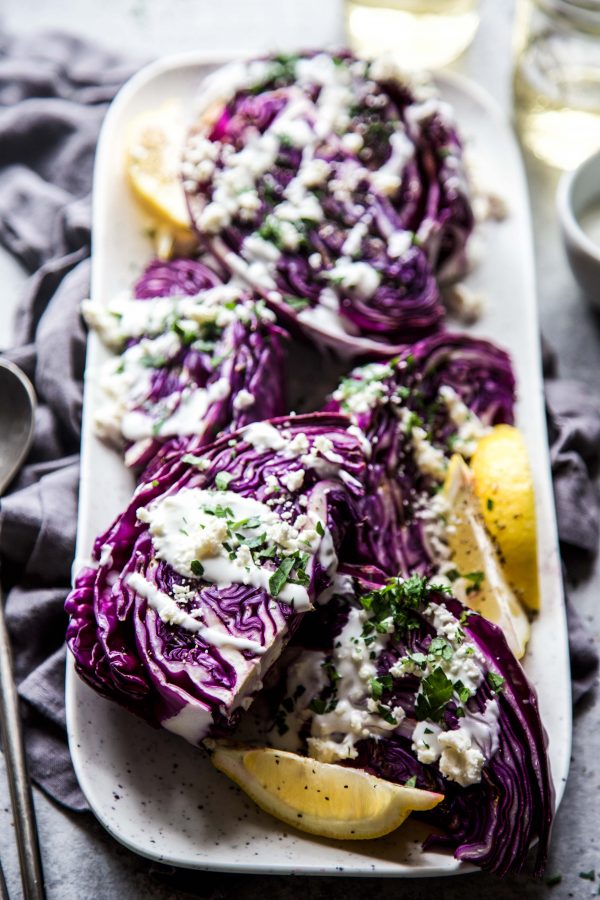 Grilled Purple Wedge Salad 