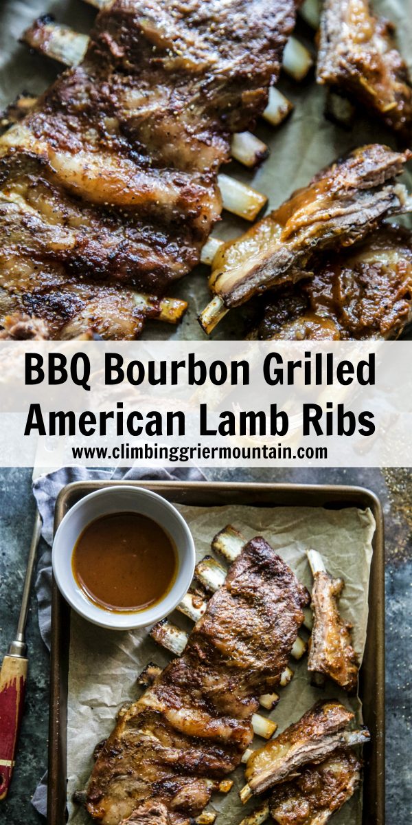 BBQ Bourbon Grilled American Lamb Ribs