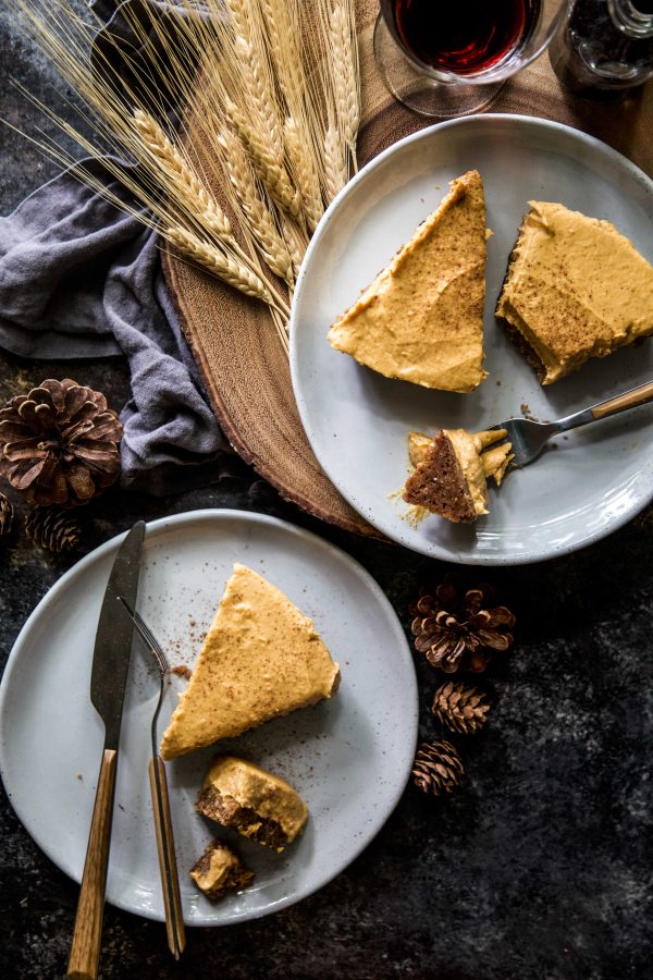 Pumpkin & White Chocolate Mousse Pie