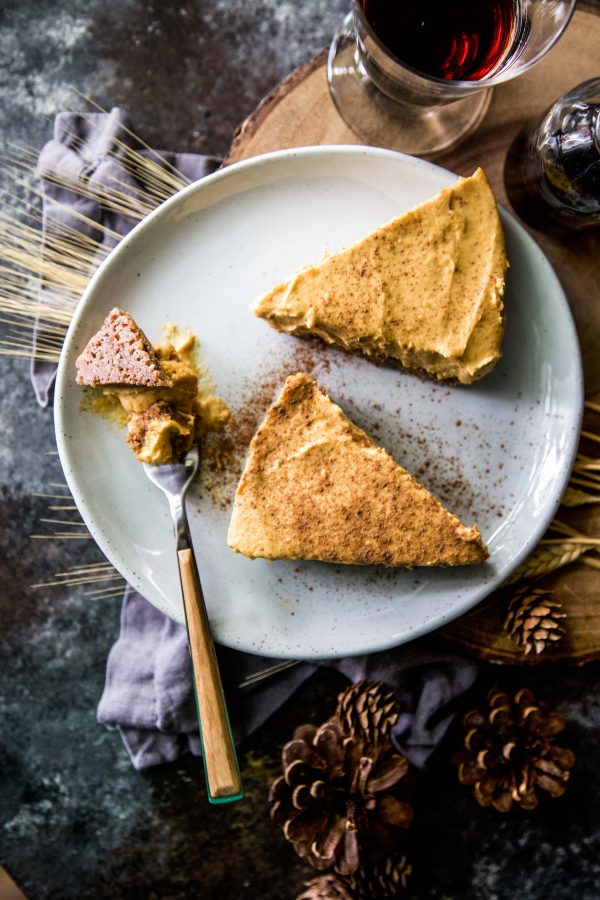 Pumpkin & White Chocolate Mousse Pie