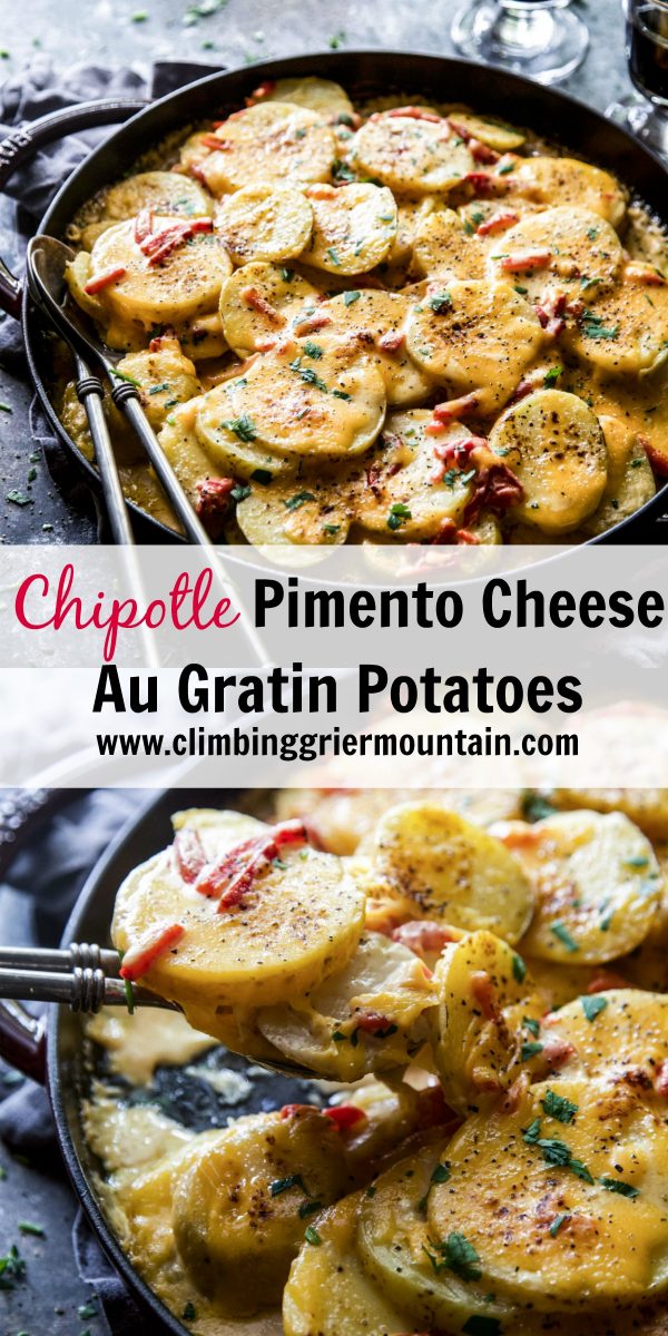 Chipotle Pimento Cheese Au Gratin Potatoes