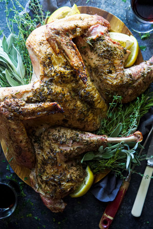 Spatchcock Herbed Turkey