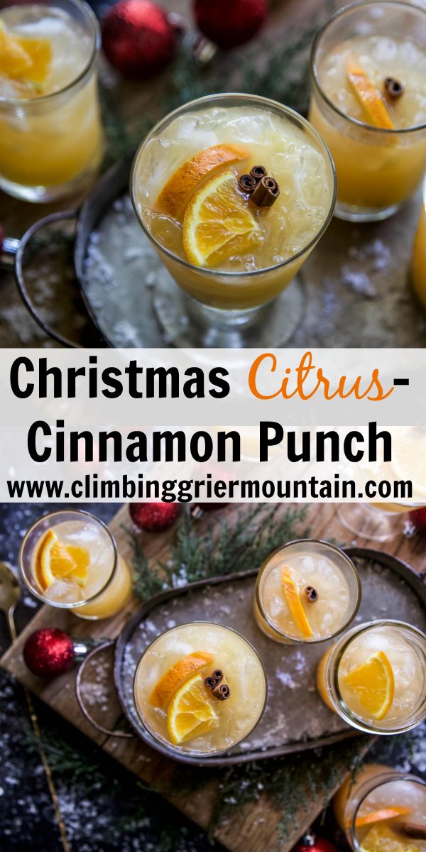 Christmas Citrus-Cinnamon Punch