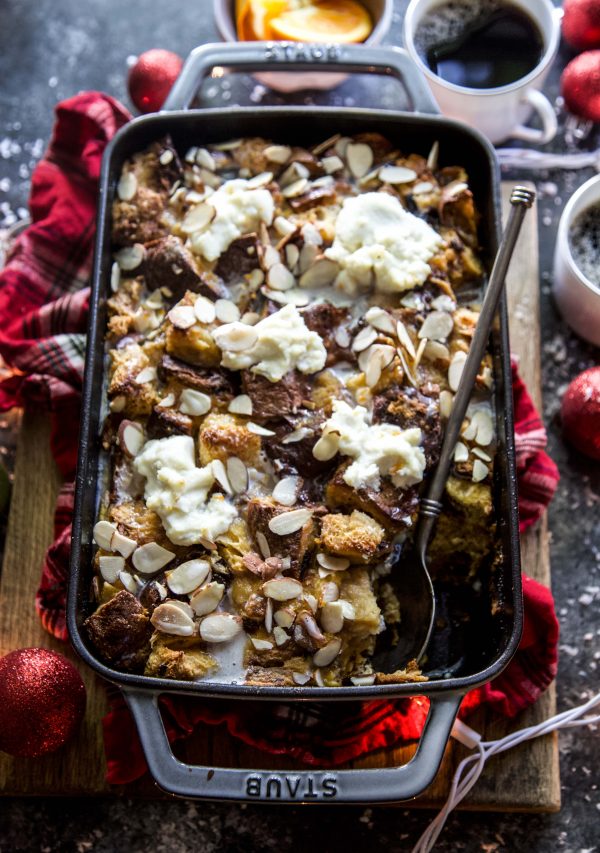 Citrus & Toasted Almond Panettone Strata