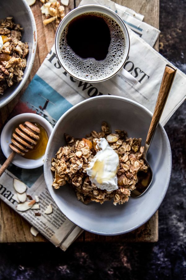 Cardamom and Vanilla Baked Oatmeal