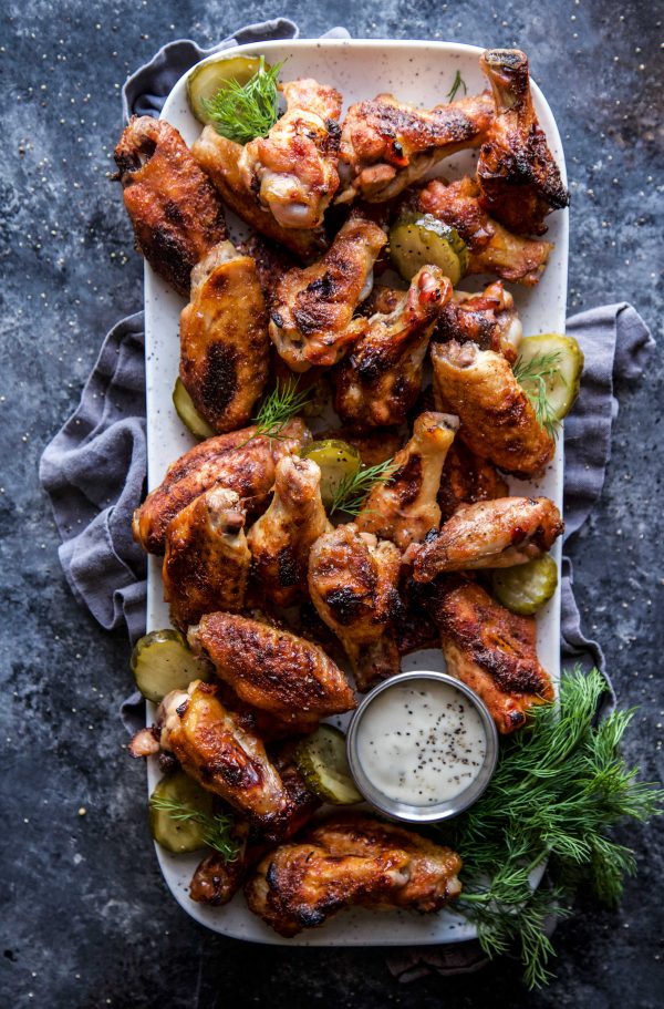 Pickleback Baked Chicken Wings