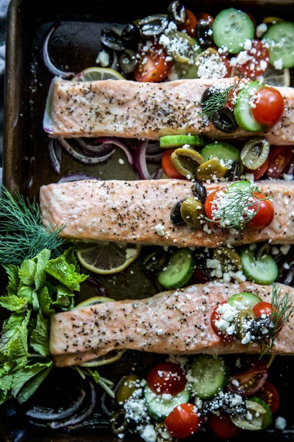 Greek Baked Salmon