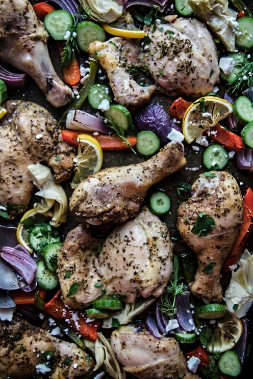 Sheet Pan Chicken Souvlaki