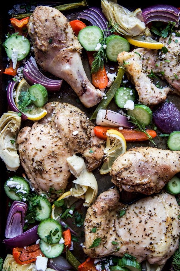 Sheet Pan Chicken Souvlaki