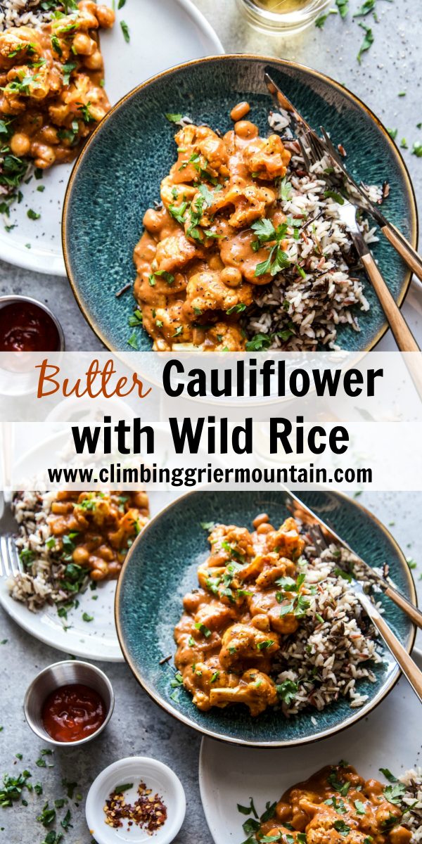 Butter Cauliflower with Wild Rice