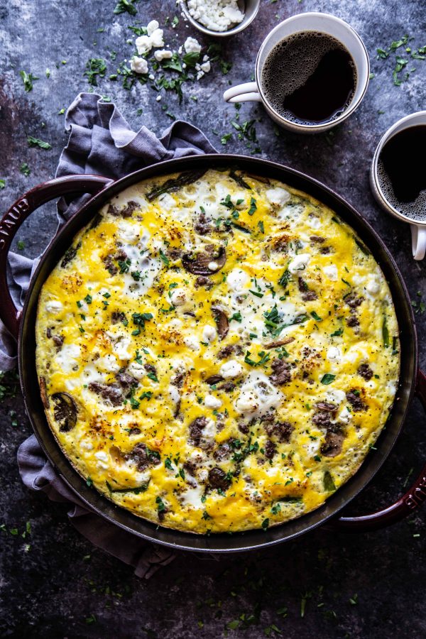 Ground Lamb and Vegetable Frittata