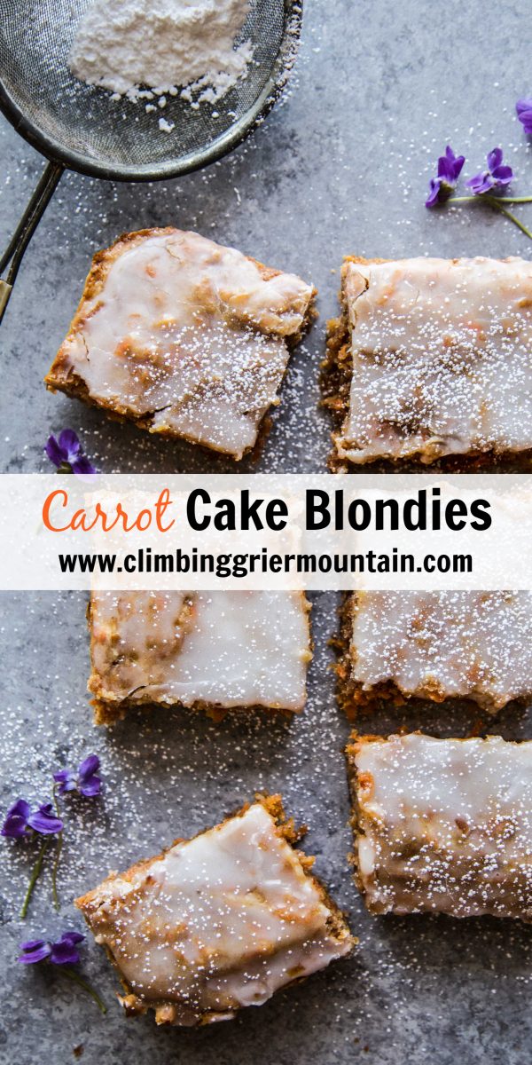 Carrot Cake Blondies