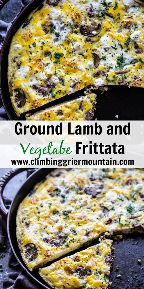 Ground Lamb and Vegetable Frittata