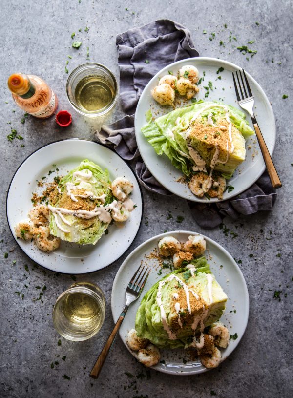 Chef's Corner: Shrimp Wedge Salad with Po' Boy Flavors