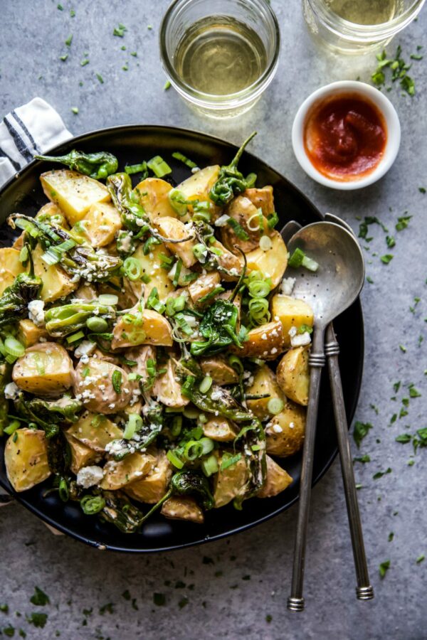 Roasted Potato Salad with Shishito Peppers