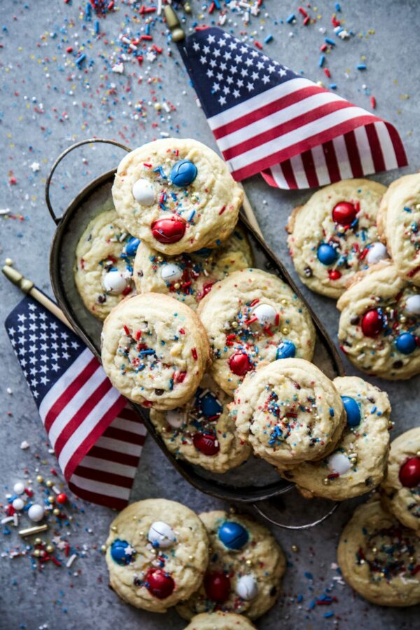 Firework Chocolate Chip Cookies