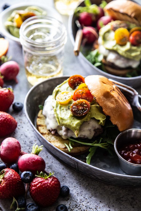 Summer Garden Guacamole Burger