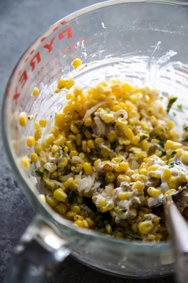 Mexican Street Corn Smashed Potatoes