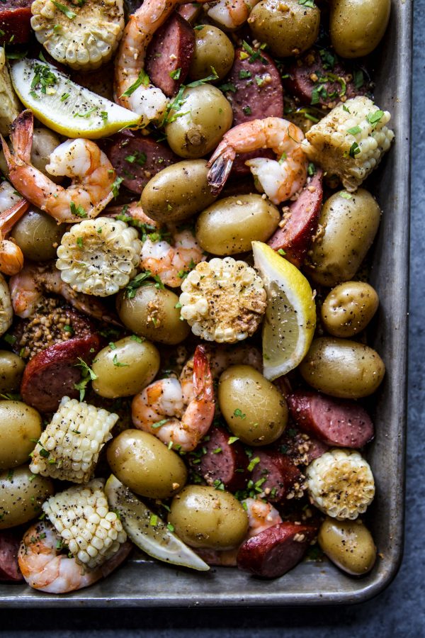 Sheet Pan Shrimp Boil