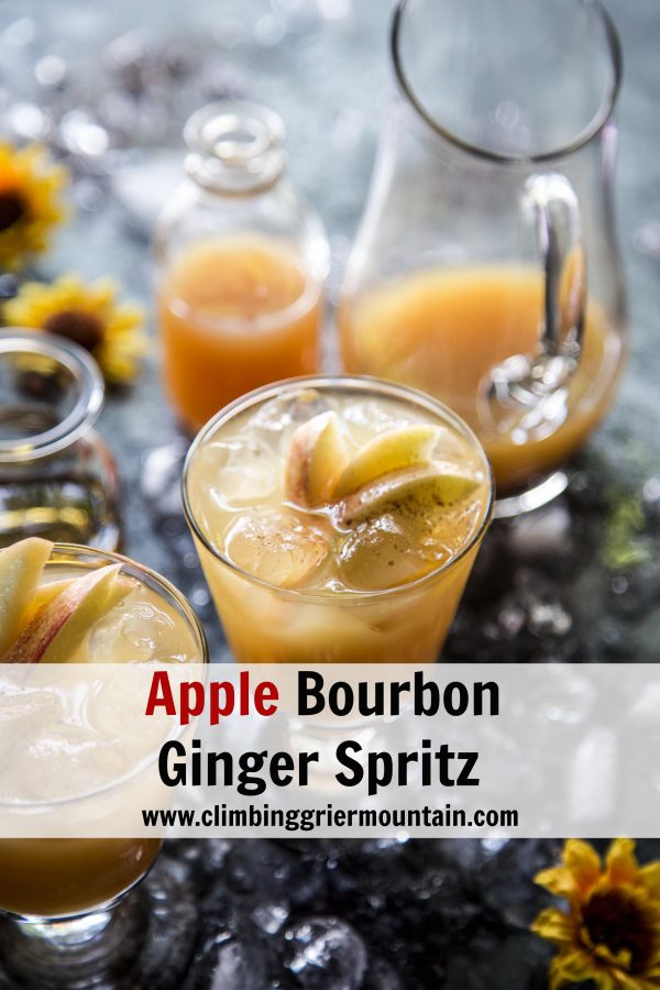 Apple Bourbon Ginger Spritz