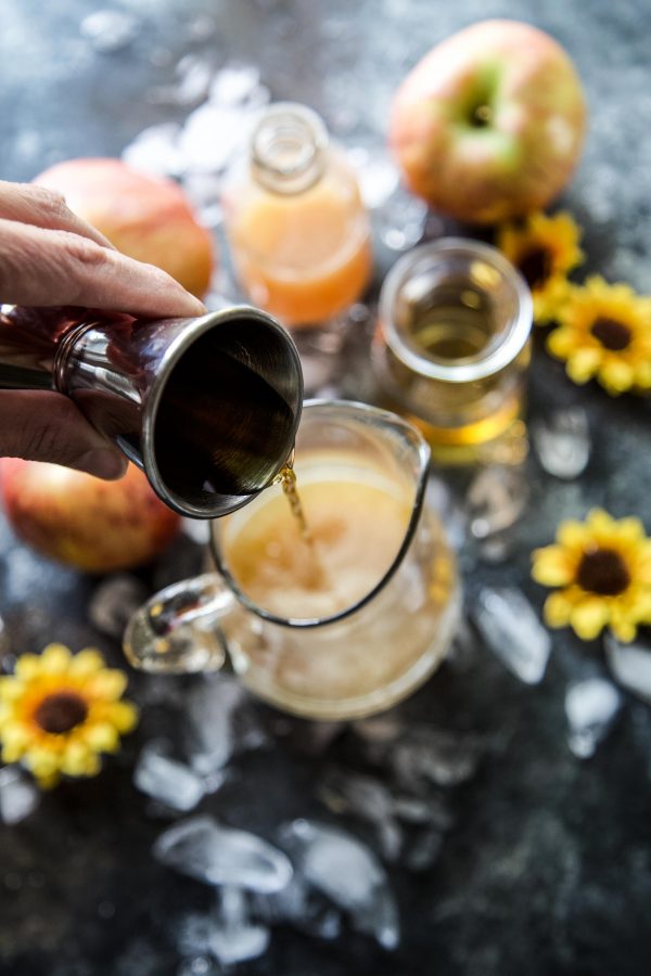 Apple Bourbon Ginger Spritz