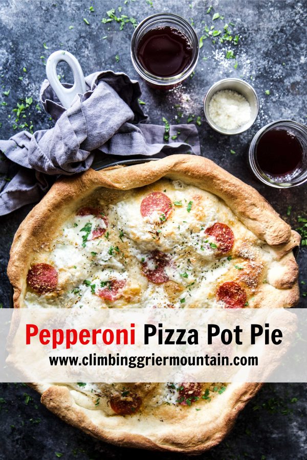 Pepperoni Pizza Pot Pie