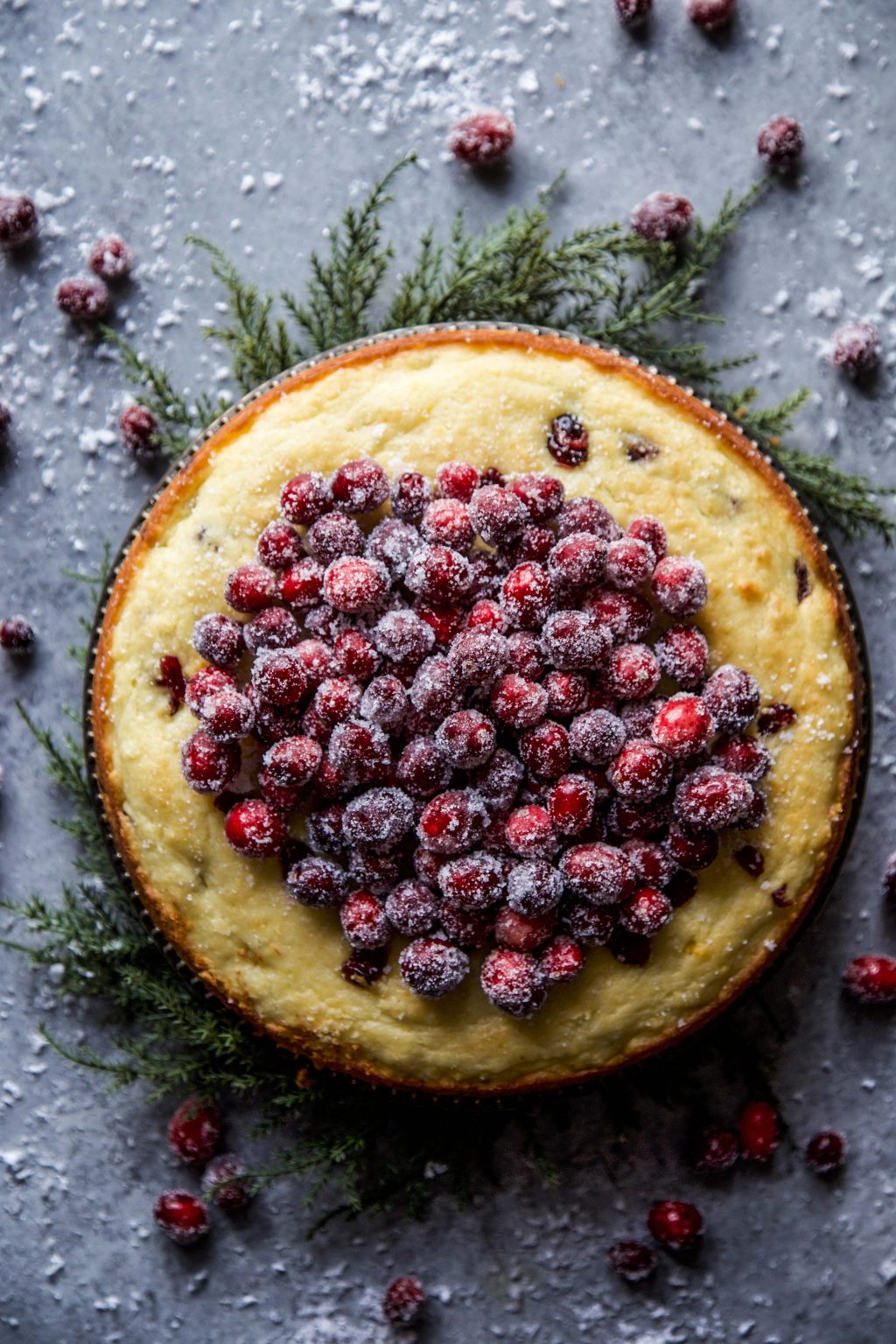 Easy Cranberry Ricotta Cake