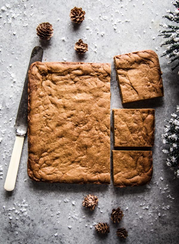 gingerbread cooked cookie dough on a table