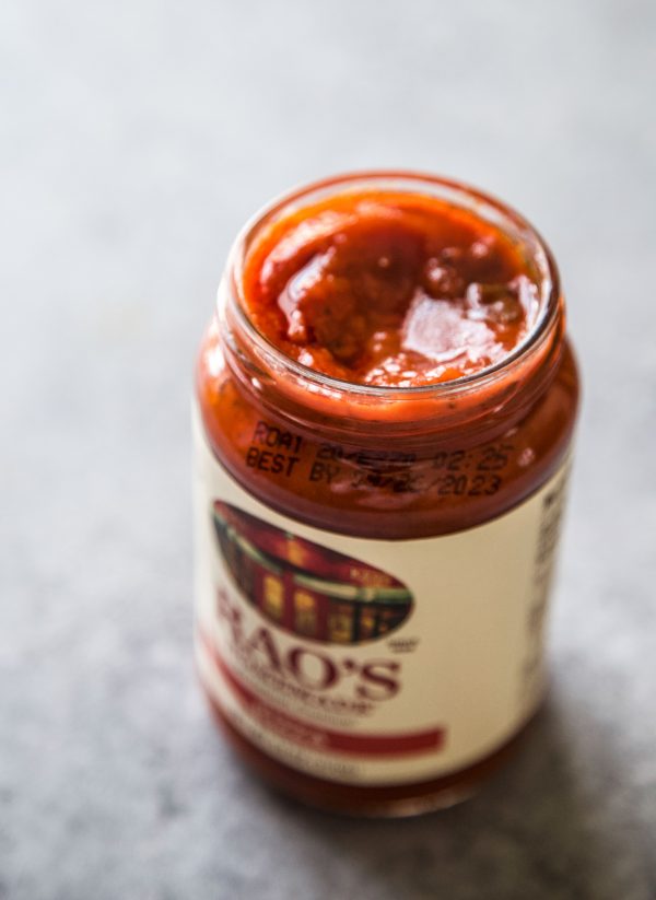 pizza sauce in a jar