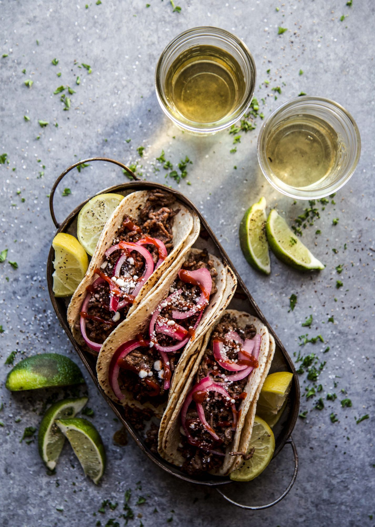 Sesame Beef Tacos With Quick Pickled Onions Www.climbinggriermountain.com . 1 1426x2000 