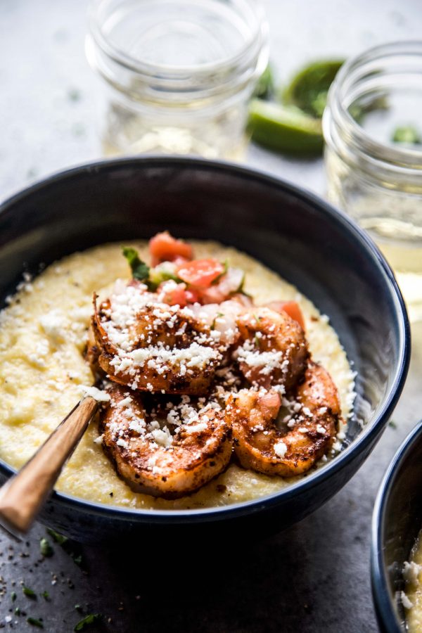 Fajita Shrimp Tamale Bowls www.climbinggriermountain.com.