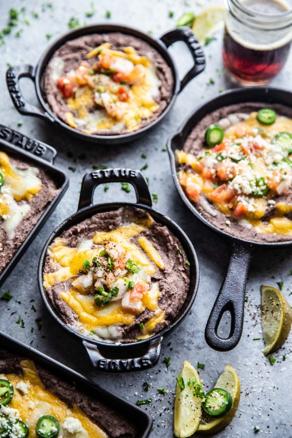 skillets on a table