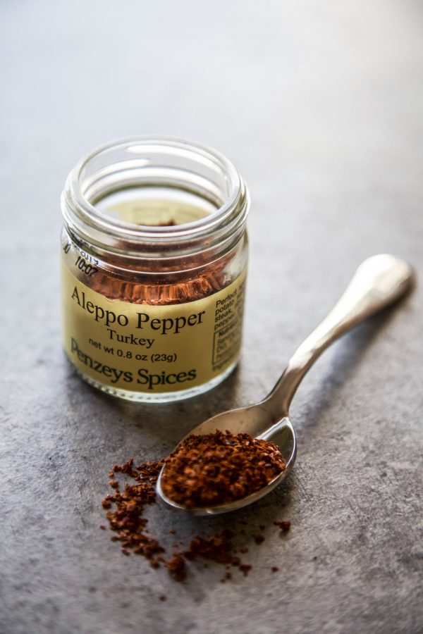 aleppo pepper in a jar