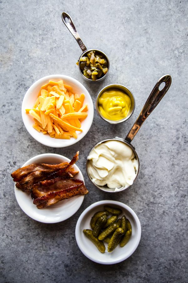 condiments to used to make the potato salad