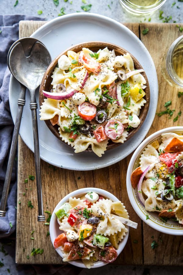 easy pizza pasta salad