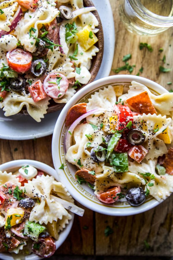 easy pizza pasta salad