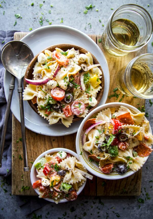 easy pizza pasta salad