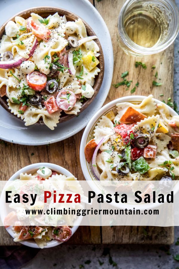 easy pizza pasta salad