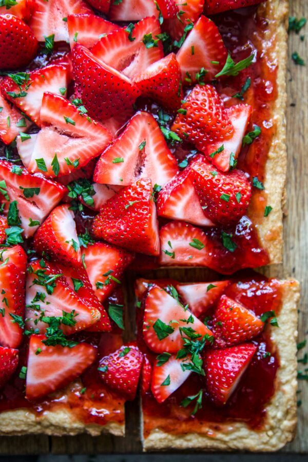 easy strawberry peanut butter bars 