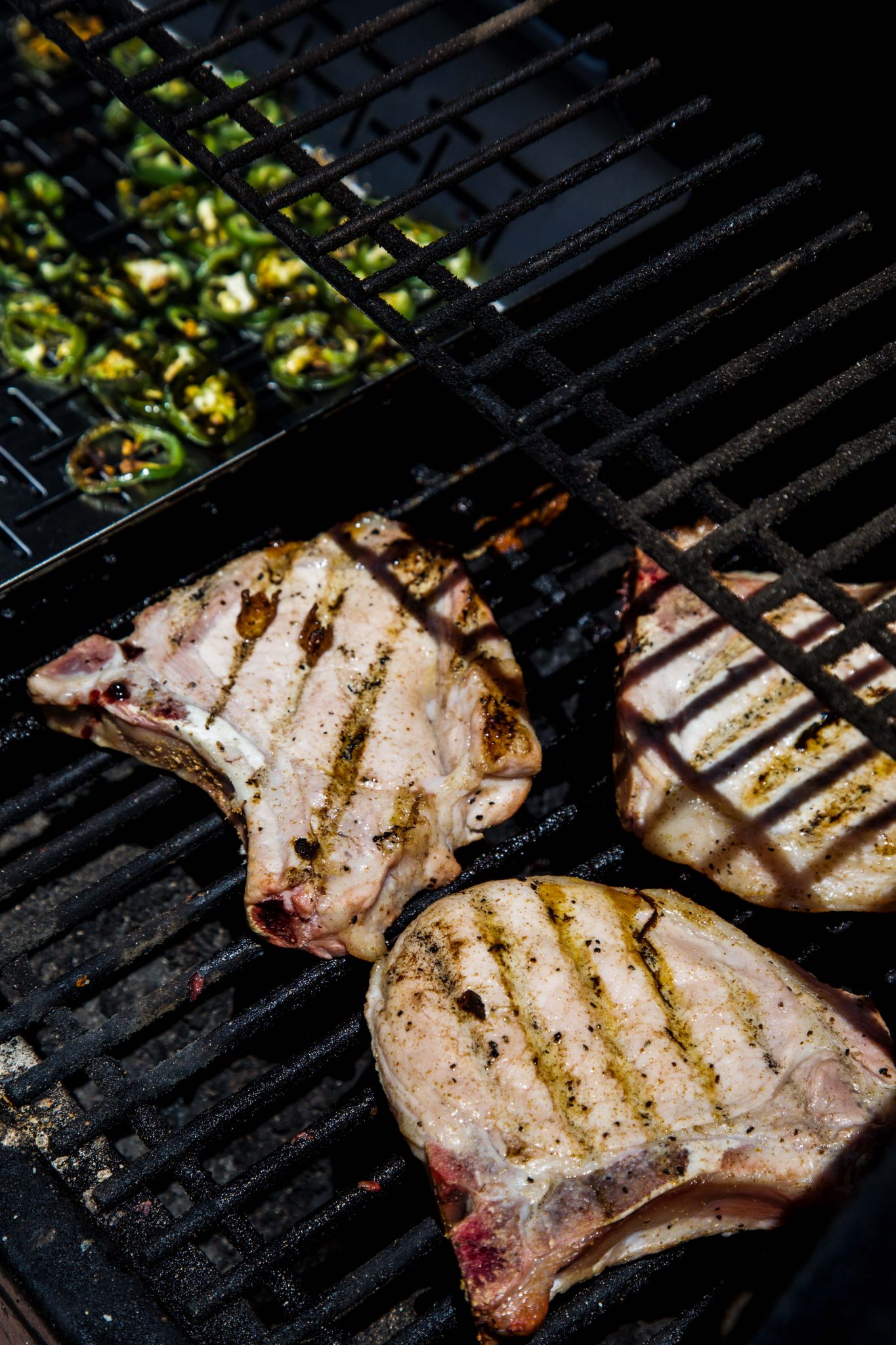 Jalapeno-Marinated Grilled Pork Chops